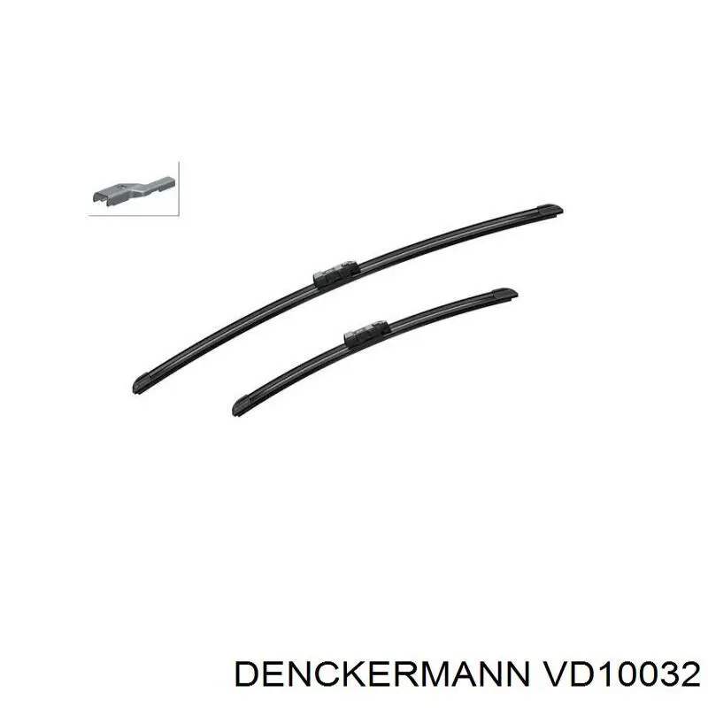 VD10032 Denckermann щітка-двірник лобового скла, комплект з 2-х шт.