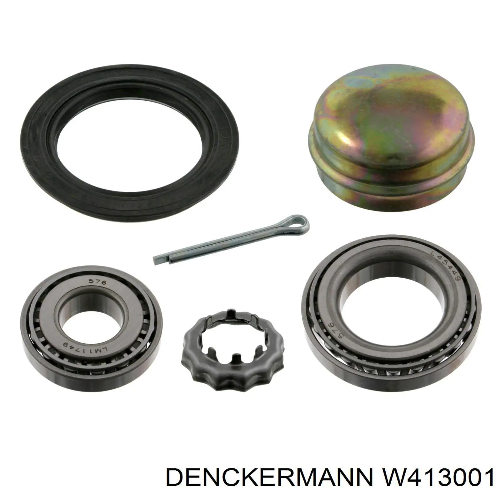 Підшипник маточини передньої/задньої Denckermann W413001 ціна, від 7.38 USD