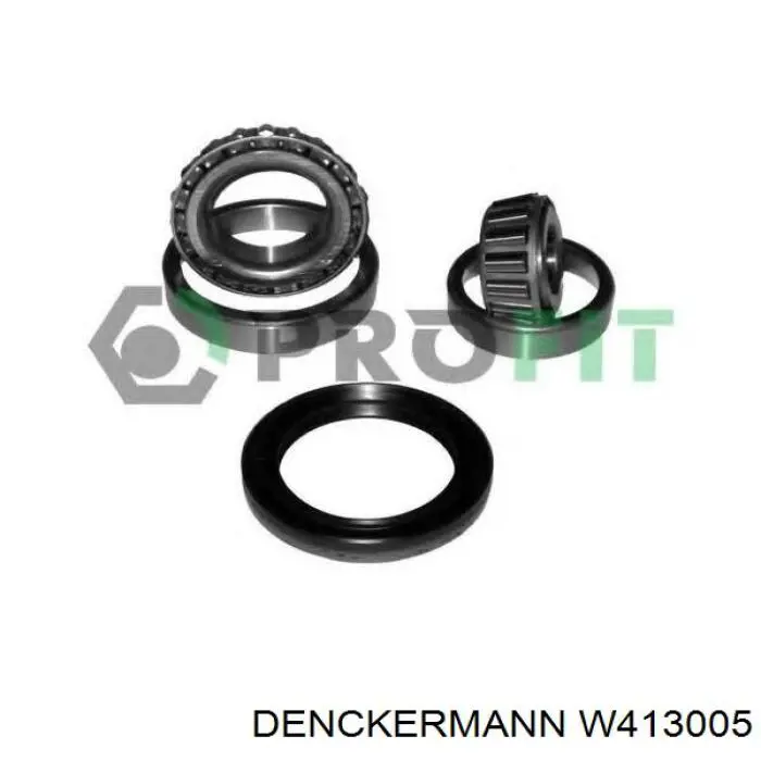 Комплект підшипник маточини передньої Denckermann W413005 ціна, від 13.53 USD