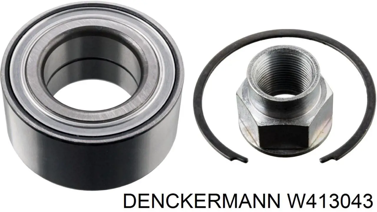 Комплект підшипник маточини передньої Denckermann W413043 ціна, від 13.04 USD