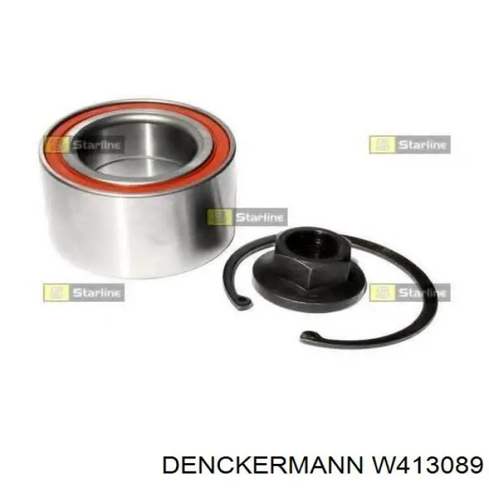 Комплект підшипник маточини передньої Denckermann W413089 ціна, від 21.88 USD