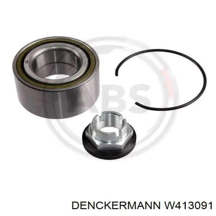 Комплект підшипник маточини передньої Denckermann W413091 ціна, від 714.38 UAH