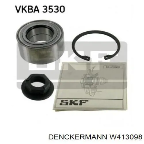 Комплект підшипник маточини передньої Denckermann W413098 ціна, від 18.32 USD