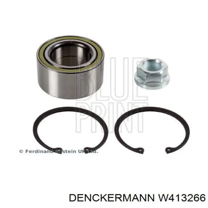 W413266 Denckermann Підшипник маточини передньої