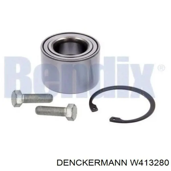 Комплект підшипник маточини передньої Denckermann W413280 ціна, від 24.92 USD