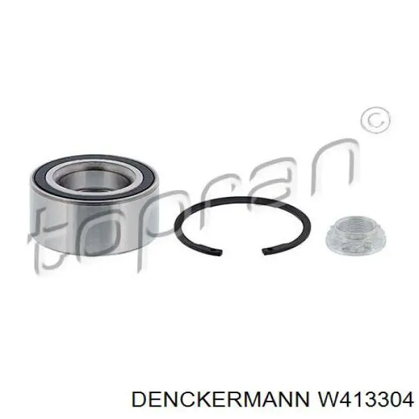 Комплект підшипник маточини передньої Denckermann W413304 ціна, від 41.85 USD