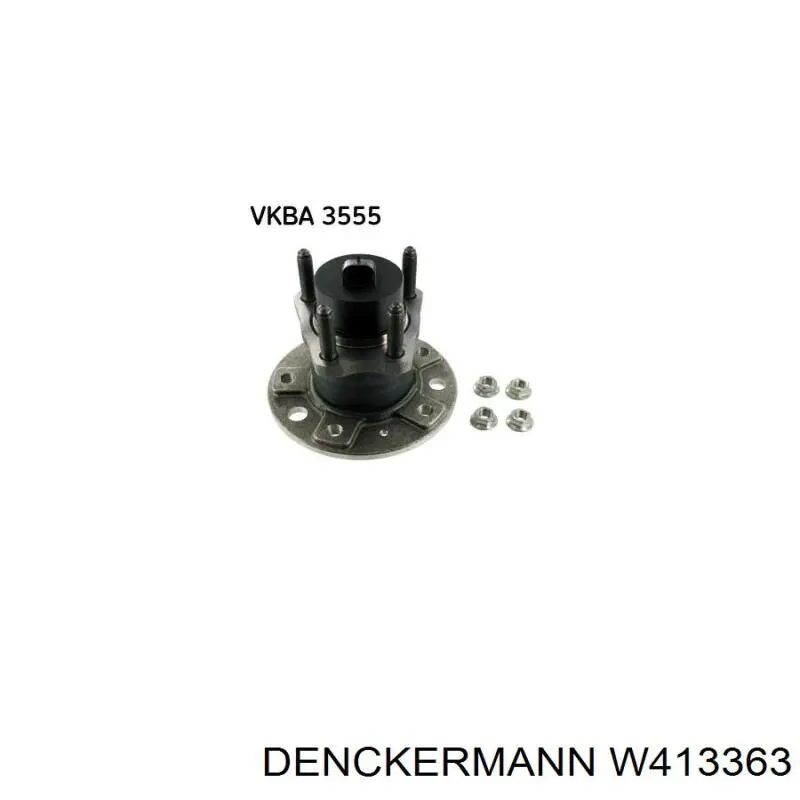 Маточини задніх коліс Denckermann W413363 ціна, від 53.61 USD