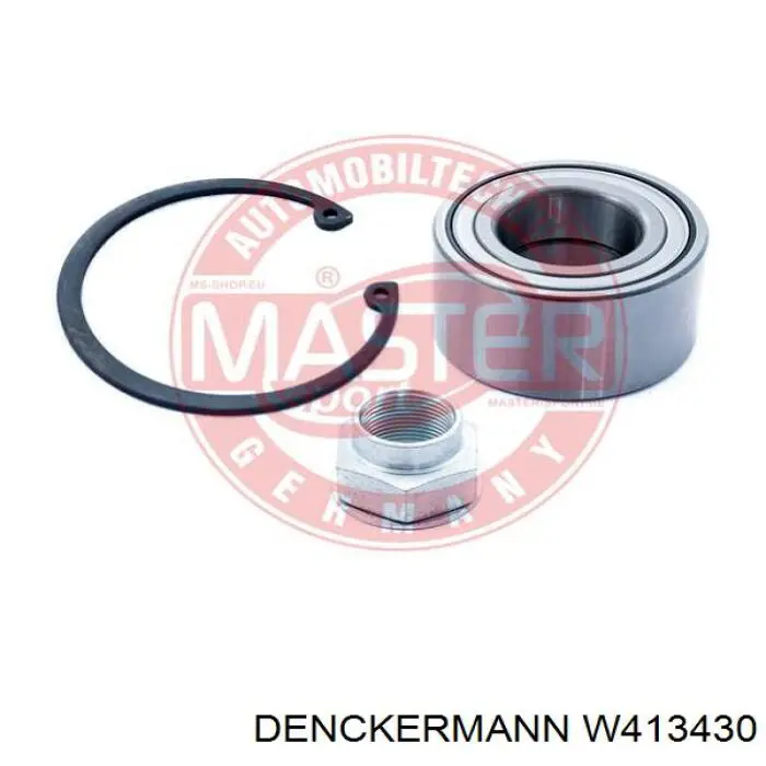 Комплект підшипник маточини передньої Denckermann W413430 ціна, від 19.28 USD