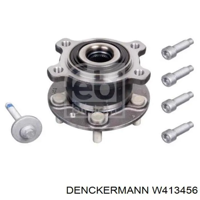 Купити W413456 Denckermann Підшипник задньої ступиці