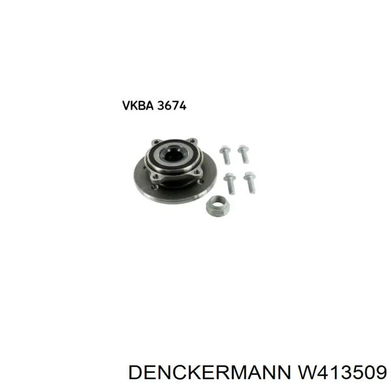 Передня маточина W413509 Denckermann