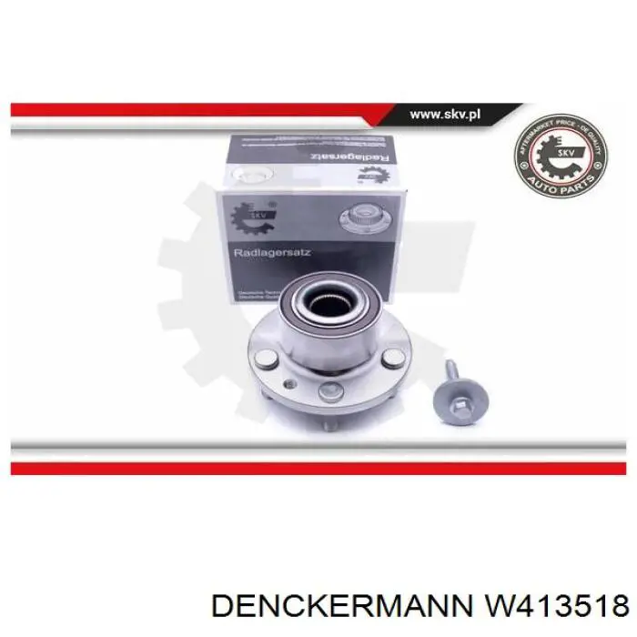 Маточина колеса передня Denckermann W413518 ціна, від 54.55 USD
