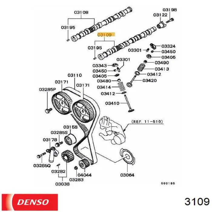 Свічки запалювання 3109 Denso