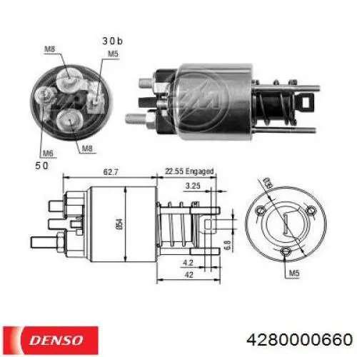 Стартер 4280000660 Denso