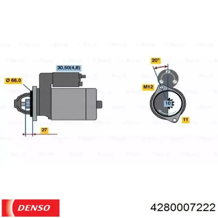 Купити 95860410900 VAG Стартер