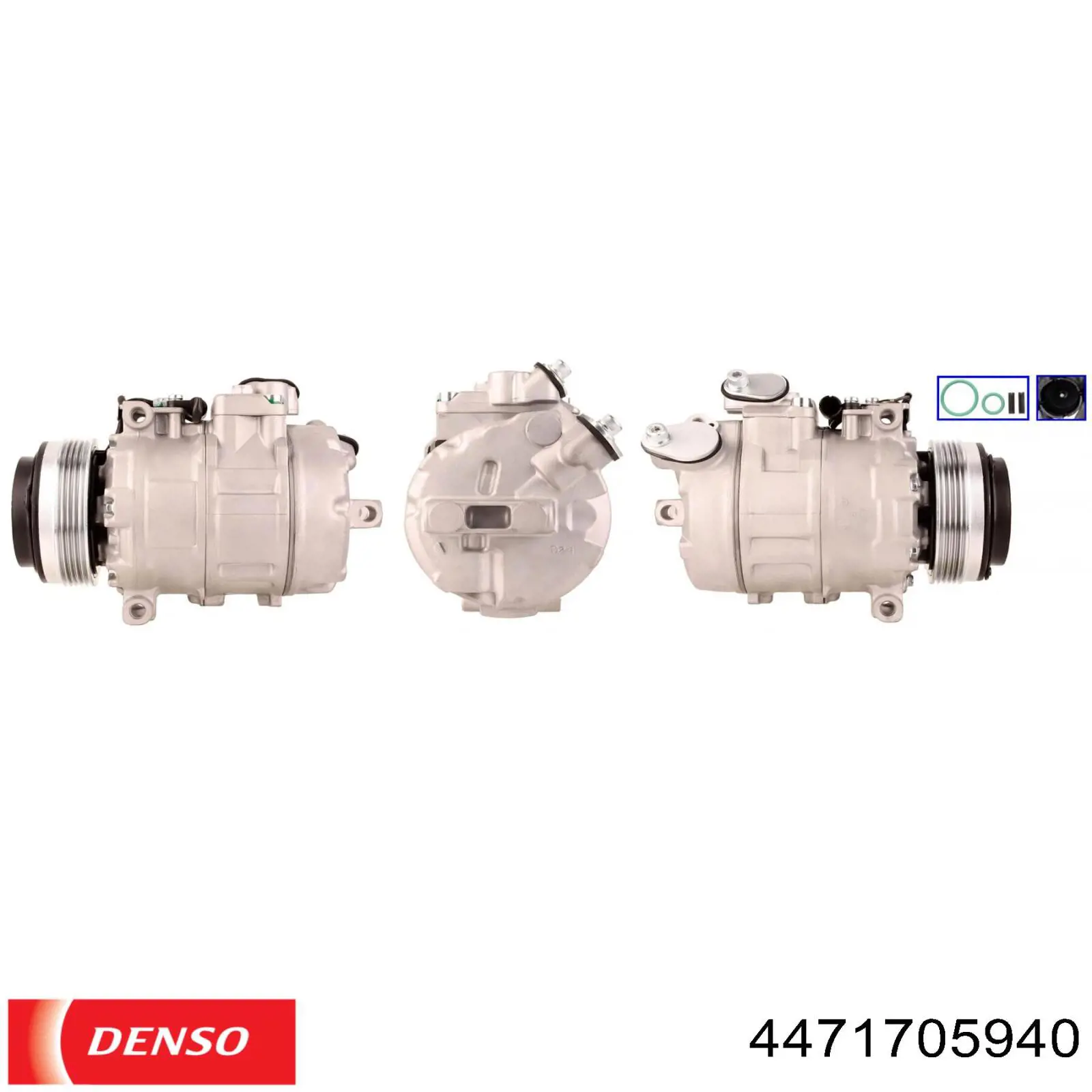 Компресор кондиціонера 4471705940 Denso