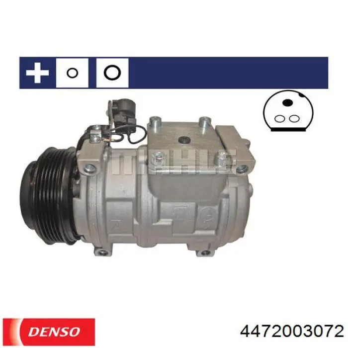 Компресор кондиціонера 4472003072 Denso