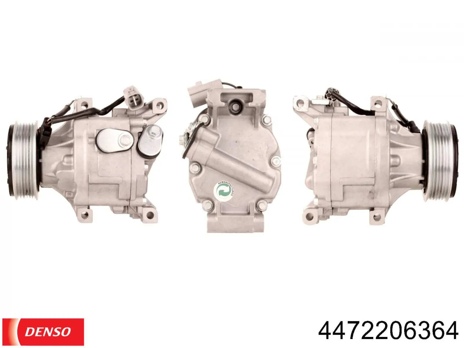 Компресор системи кондиціювання Denso 4472206364 ціна, від 95.02 USD