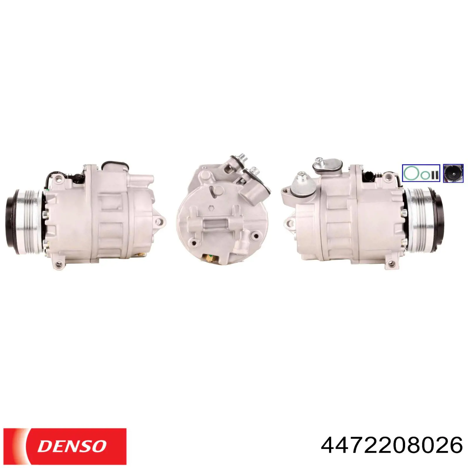 Купити 4472208026 Denso Компресор кліматичної установки