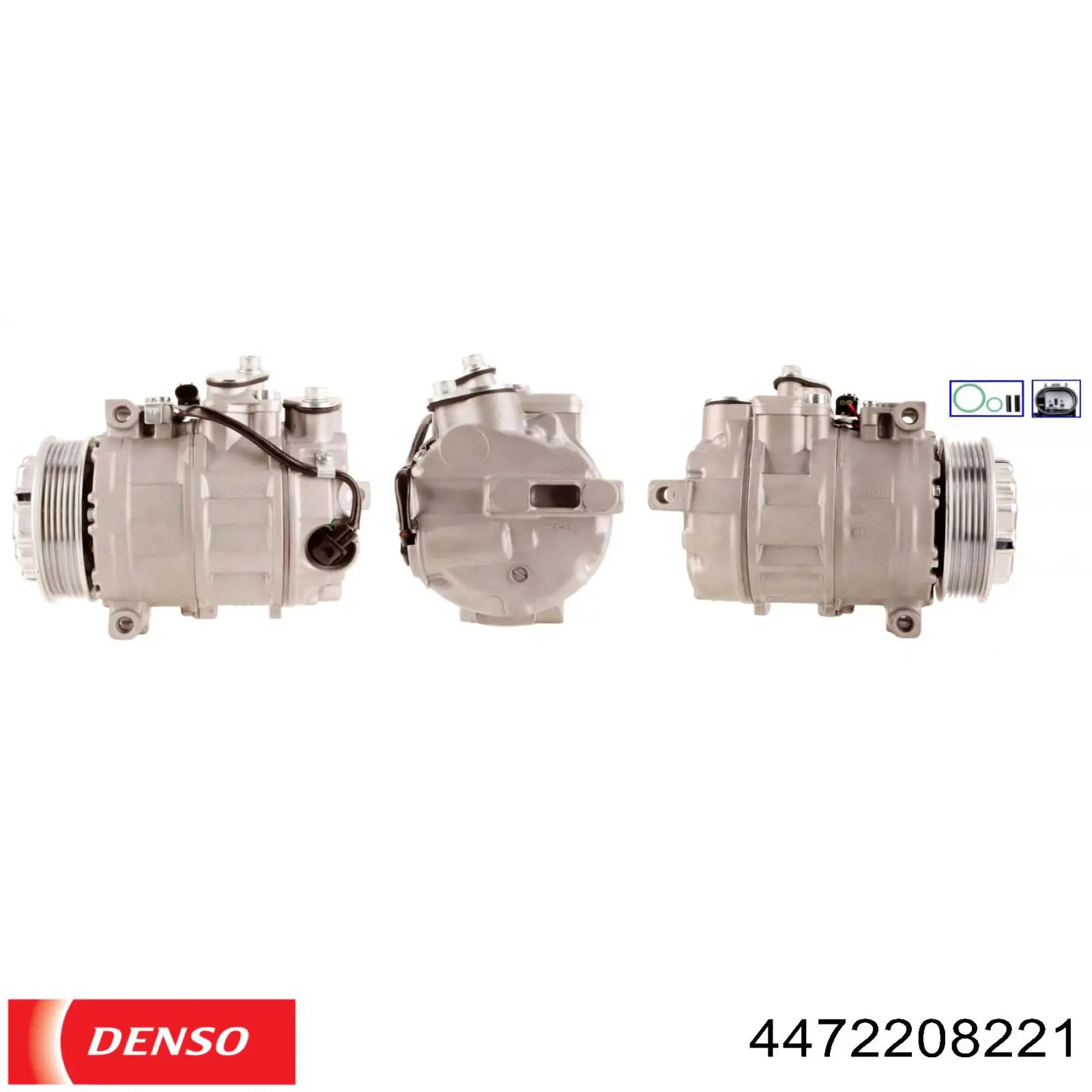 Компресор кондиціонера 4472208221 Denso
