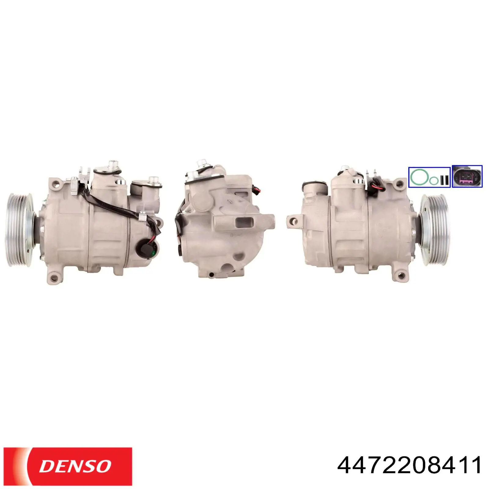 Компресор кондиціонера 4472208410 Denso