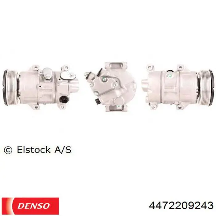 Компресор кондиціонера 4472209243 Denso