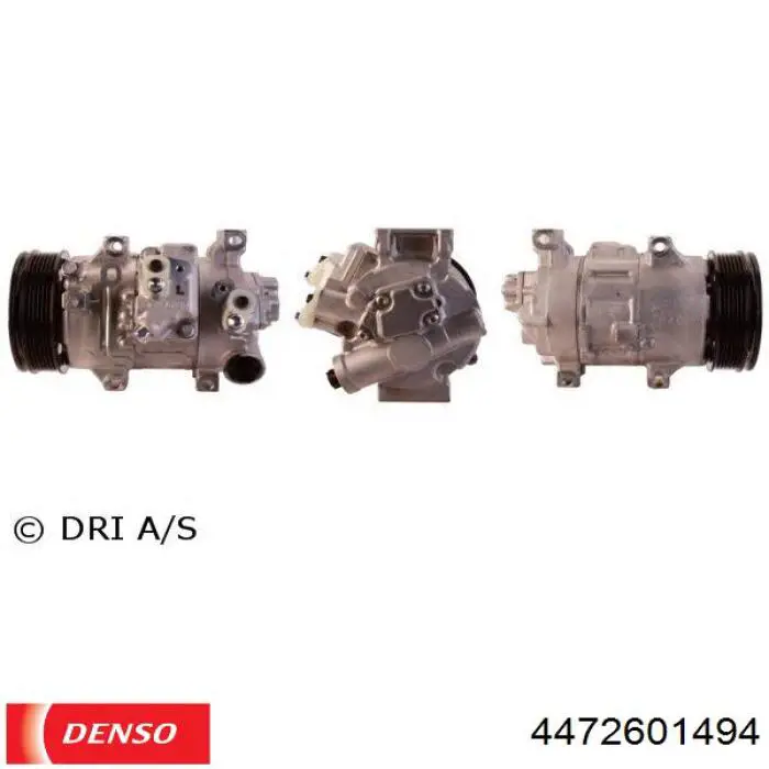 Компресор кондиціонера 4472601494 Denso