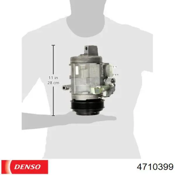 Компресор кондиціонера 4710399 Denso