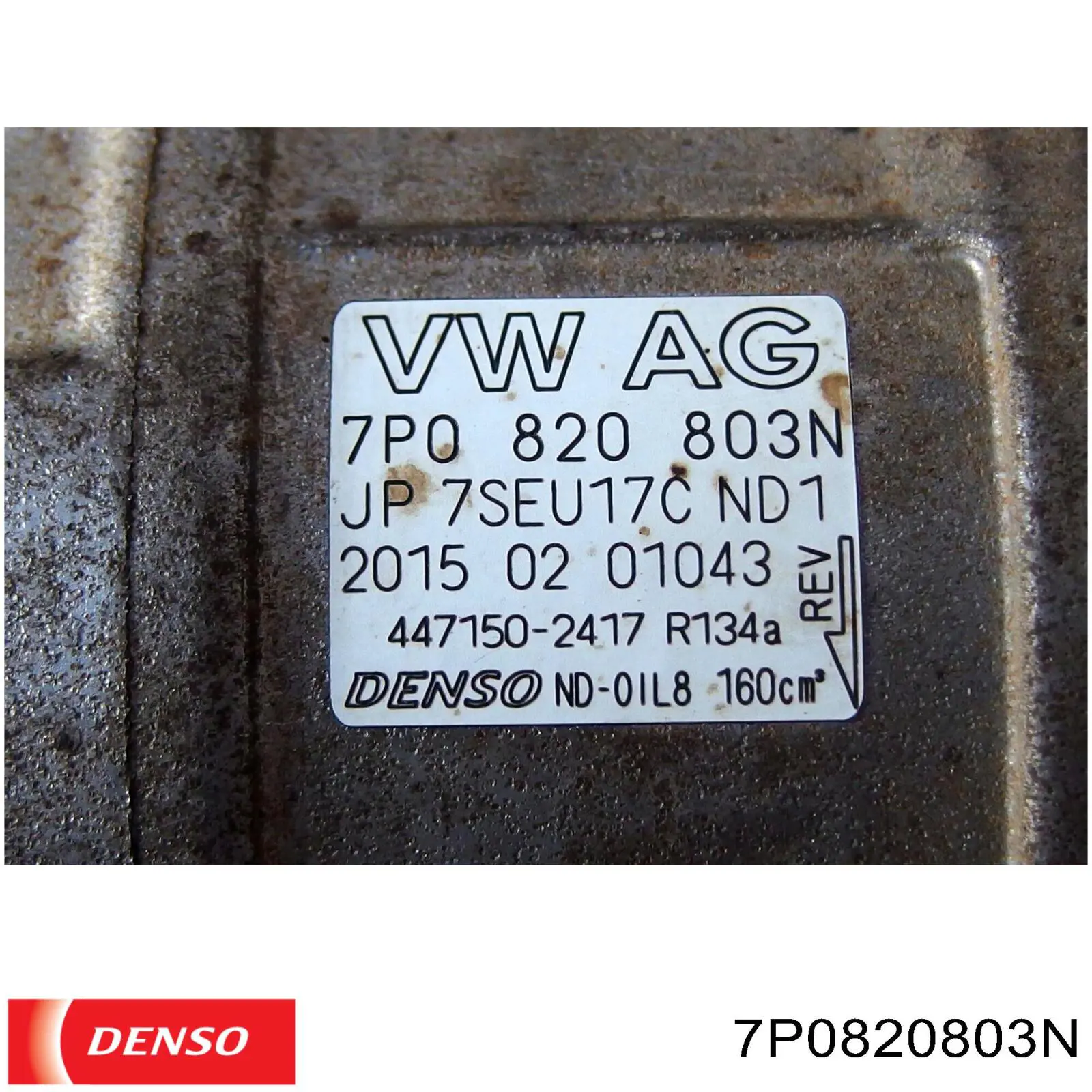 Компресор системи кондиціювання Denso 7P0820803N ціна, від 189.98 USD