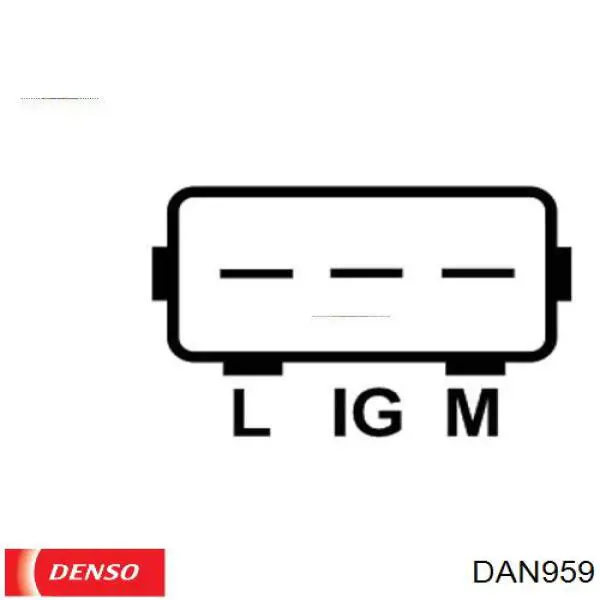 Генератор автомобільний Denso DAN959