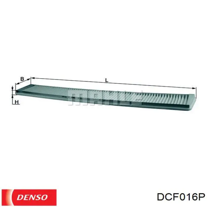 DCF016P Denso фільтр салону