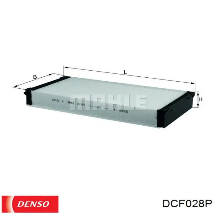 Фільтр салону DCF028P Denso