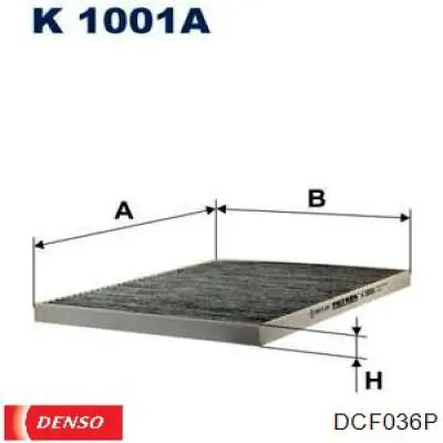 Фільтр салону DCF036P Denso