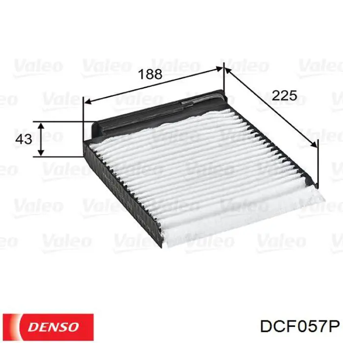 DCF057P Denso Внутрішньосалонний фільтр