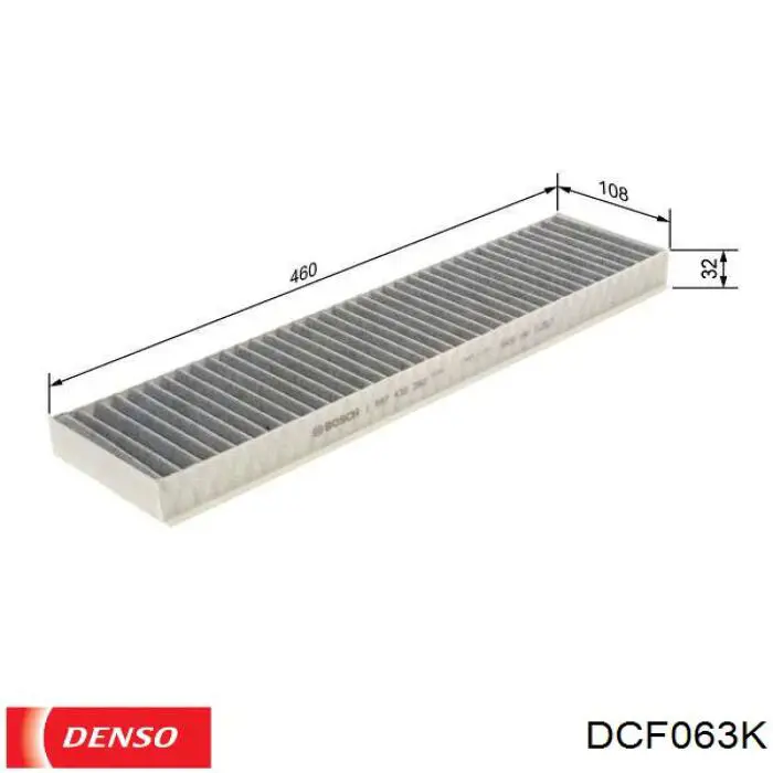 Фільтр повітряний обігрівача Denso DCF063K ціна, від 12.09 USD