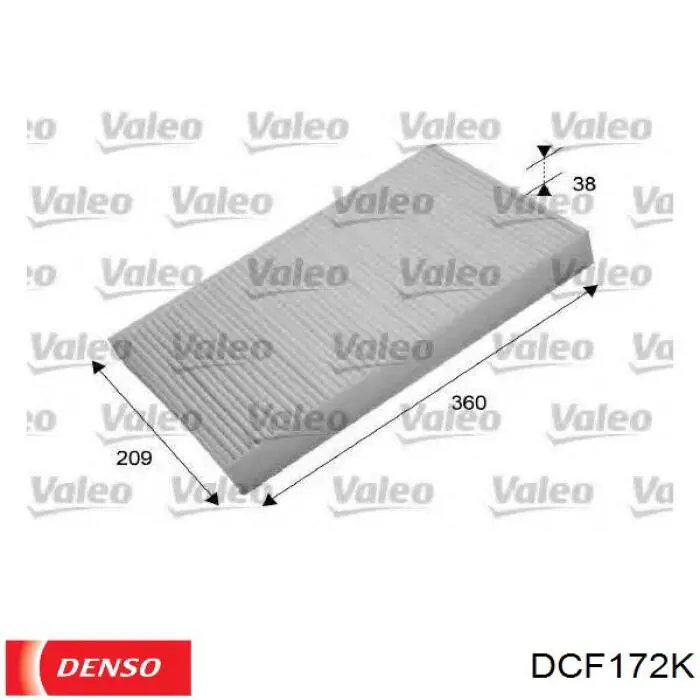 DCF172K Denso Внутрішньосалонний фільтр