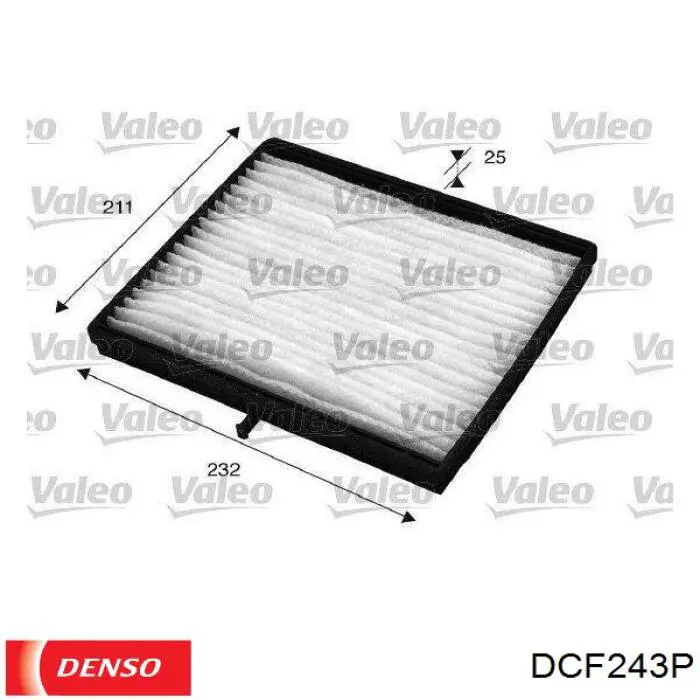 Фільтр повітряний обігрівача Denso DCF243P ціна, від 4.51 USD
