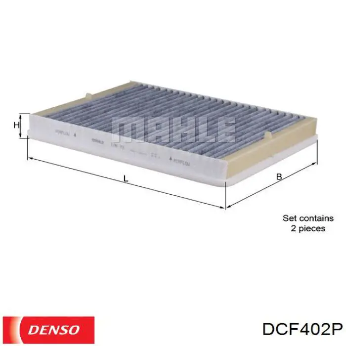 Фільтр салону DCF402P Denso