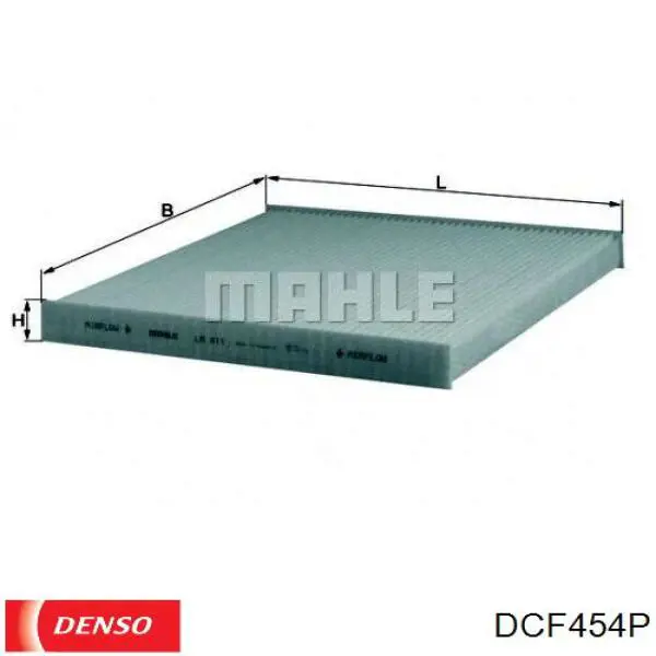 Купити DCF454P Denso Фільтр салону вугільний