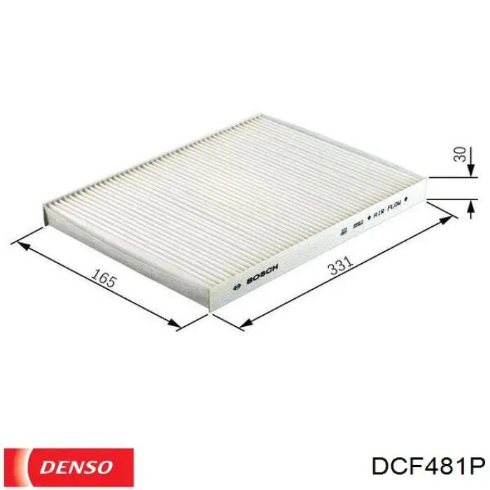 DCF481P Denso фільтр салону