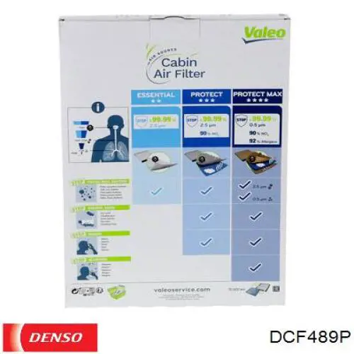 Купити DCF489P Denso Фільтр салону вугільний