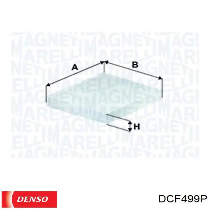 Фільтр повітряний обігрівача Denso DCF499P ціна, від 5.08 USD