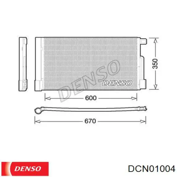 DCN01004 Denso радіатор кондиціонера