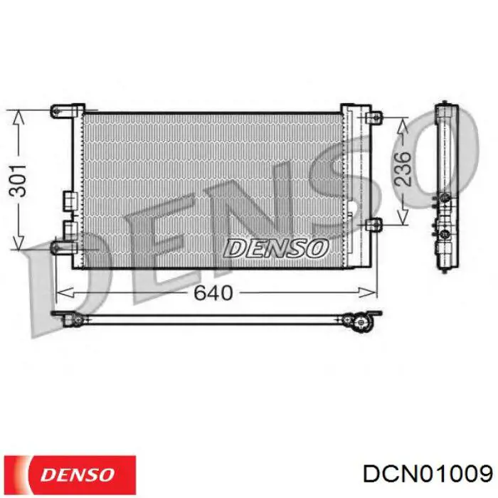DCN01009 Denso Конденсатор