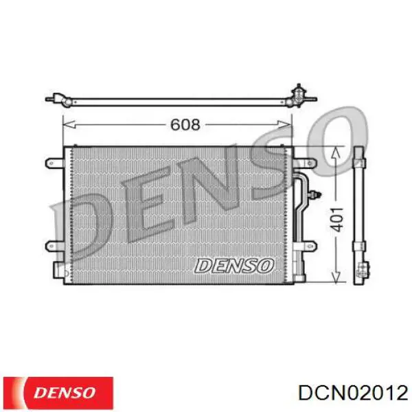 DCN02012 Denso радіатор кондиціонера