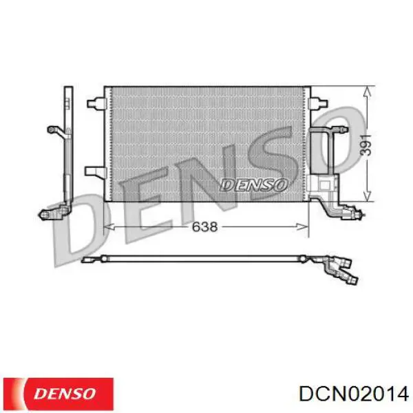 Конденсатор кондиціонера Denso DCN02014 ціна, від 102.97 USD