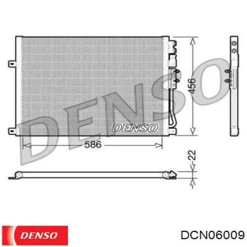 DCN06009 Denso радіатор кондиціонера