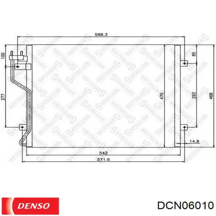 Конденсатор кондиціонера Denso DCN06010 ціна, від 50.68 USD