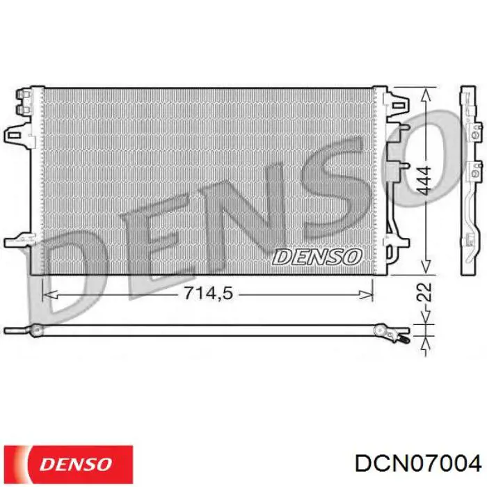 Конденсатор кондиціонера ERA 667222 ціна, від 74.79 USD