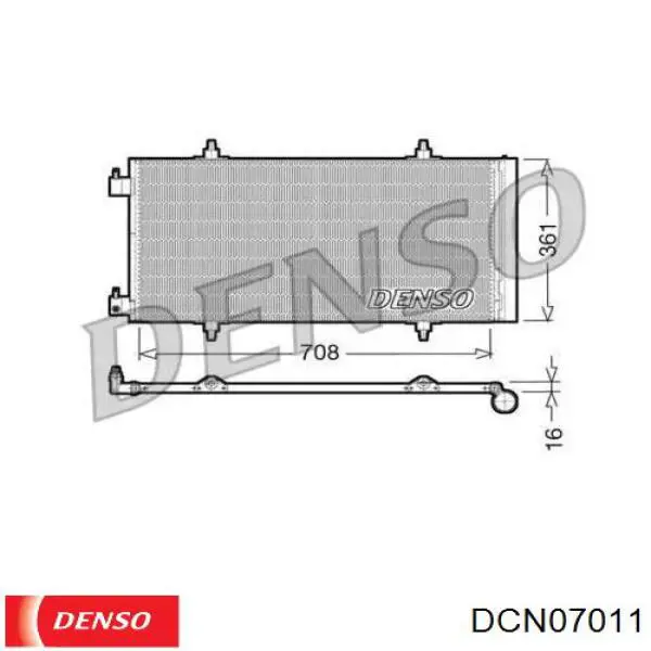 Конденсатор кондиціонера Denso DCN07011 ціна, від 67.71 USD