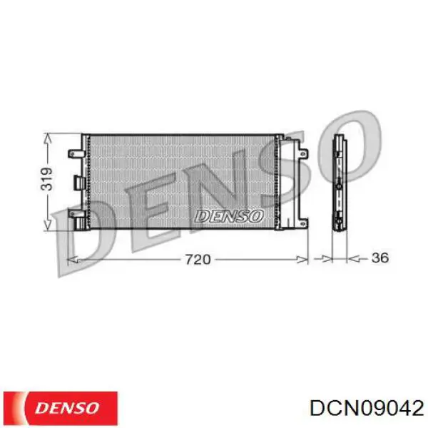 Конденсатор кондиціонера Denso DCN09042 ціна, від 88.18 USD